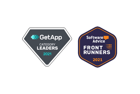 GetApp and Software Advice Category Leaders 2021 Badges